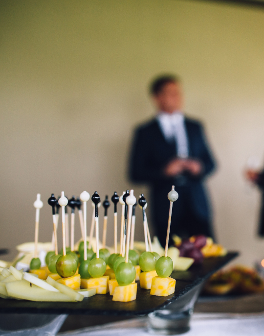 Elegant plated course by Tiara Catering in Riyadh
